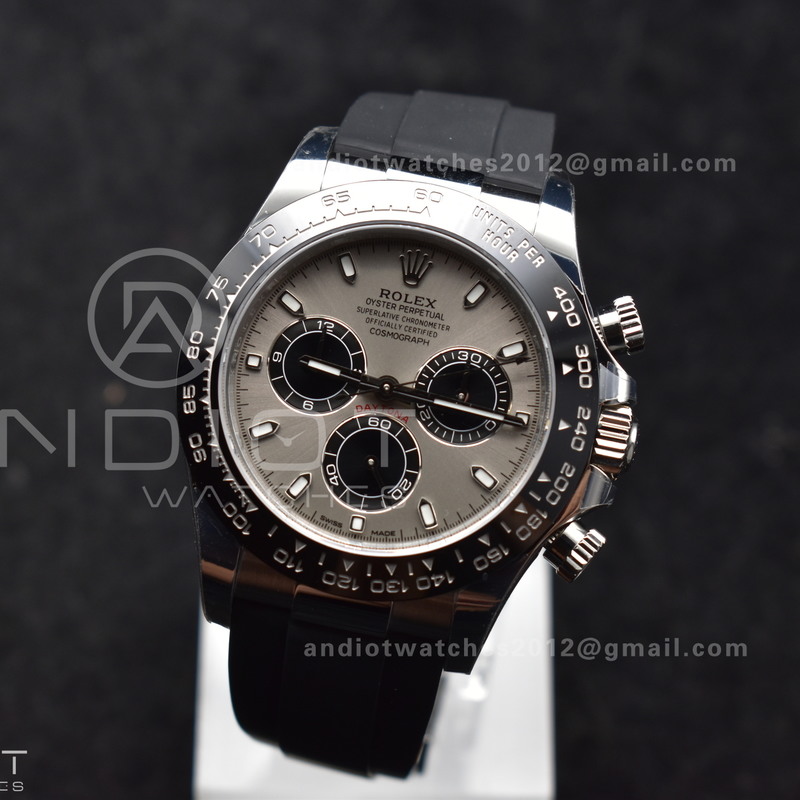 Daytona 116519 VSF 1:1 Best Edition 904L Steel Gray Dial on Oyster flex Strap DD4130